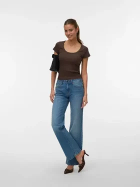 Vmasta jeans med lav talje og bootcut-pasform