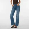 Vmasta jeans med lav talje og bootcut-pasform