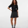 Vmbestie minidress med høj talje