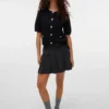 Vmbestie minidress med høj talje
