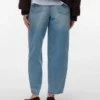 Vmbillie High Rise Barrel Fit-Jeans