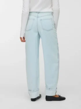 Vmbillie High Rise Barrel Fit-Jeans