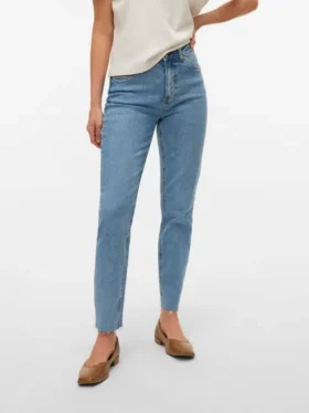 Vmbrenda High Rise Mom Fit ankeljeans