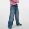 Vmbrook jeans med mellemhøj talje og løs pasform