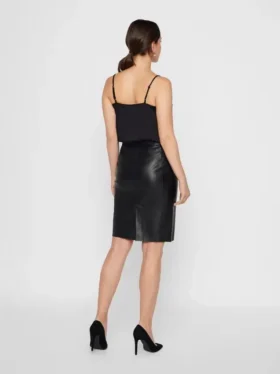 Vmbuttersia kort shorts med høj talje