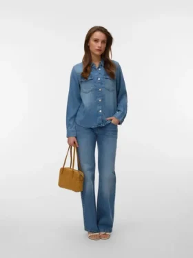 Vmcamilla denimskjorte