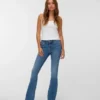 Vmcamille-jeans med lav talje og udvidet ben