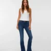 Vmcamille-jeans med lav talje og udvidet ben