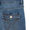 Vmcamille-jeans med lav talje og udvidet ben