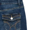 Vmcamille-jeans med lav talje og udvidet ben