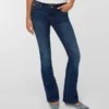Vmcamille-jeans med lav talje og udvidet ben