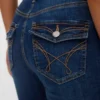 Vmcamille-jeans med lav talje og udvidet ben
