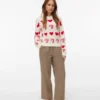 Vmcandyhearts strikket pullover