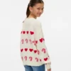 Vmcandyhearts strikket pullover