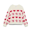 Vmcandyhearts strikket pullover