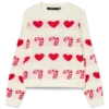 Vmcandyhearts strikket pullover