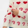 Vmcandyhearts strikket pullover