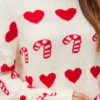 Vmcandyhearts strikket pullover