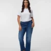 Vmcasta jeans med mellemhøj talje og bootcut-pasform