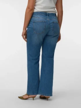 Vmcastra jeans med lav talje og udvidet ben