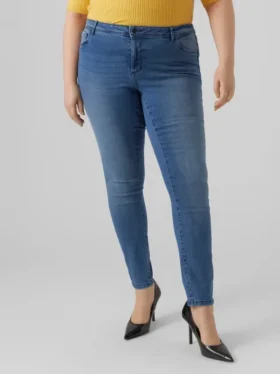 Vmcfanya Mid Rise Slim Fit-Jeans