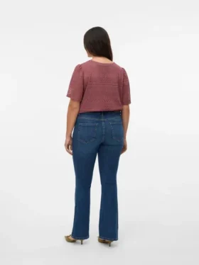 Vmcflash-jeans med mellemhøj talje og udvidet ben