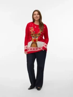 Vmcfrostydeer strikket pullover