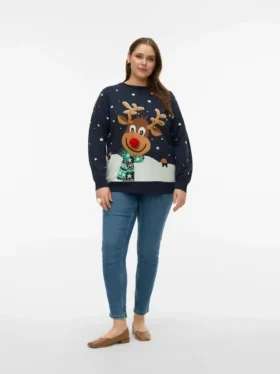 Vmcfrostydeer strikket pullover