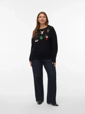 Vmcglitter strikket pullover