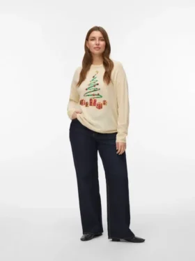 Vmcglitter strikket pullover