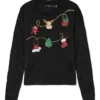 Vmcglitter strikket pullover