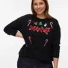Vmcglitter strikket pullover