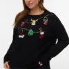 Vmcglitter strikket pullover