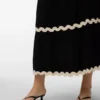 Vmcjenna lang nederdel med mellemhøj talje