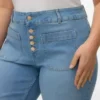 Vmckayla High Rise Kick Flare Fit Jeans