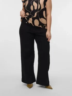 Vmckayla jeans med høj talje og brede ben