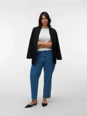 Vmclusia High Rise Mom Fit-Jeans