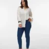 Vmclusia jeans med høj talje og slim fit