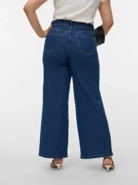 Vmclusia jeans med høj talje og vid benvidde