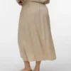 Vmcmymilo midi-nederdel med høj talje