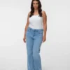 Vmcolivia jeans med høj talje og lige pasform