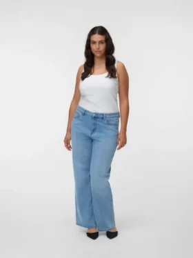 Vmcolivia jeans med høj talje og lige pasform
