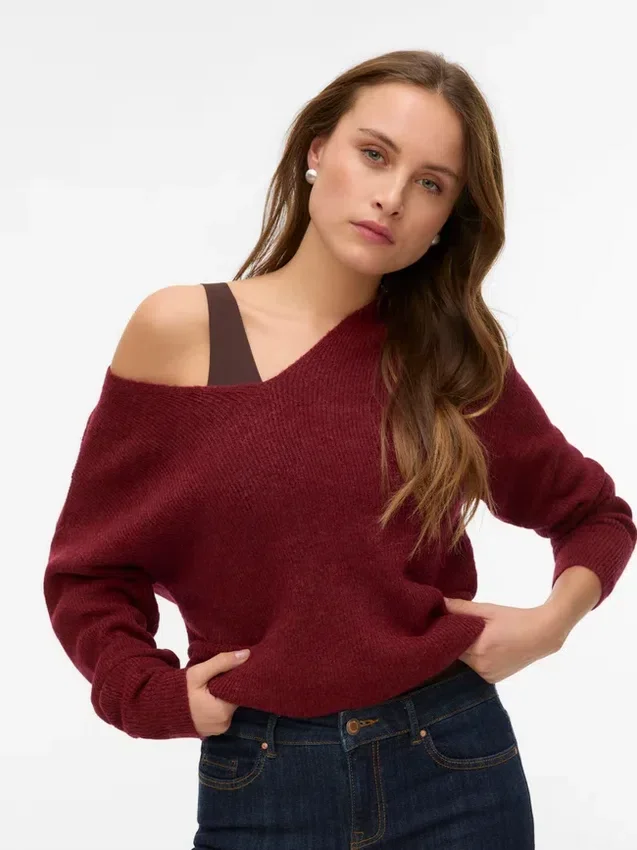 Vmcrewlefile strikket pullover Vmcrewlefile strikket pullover