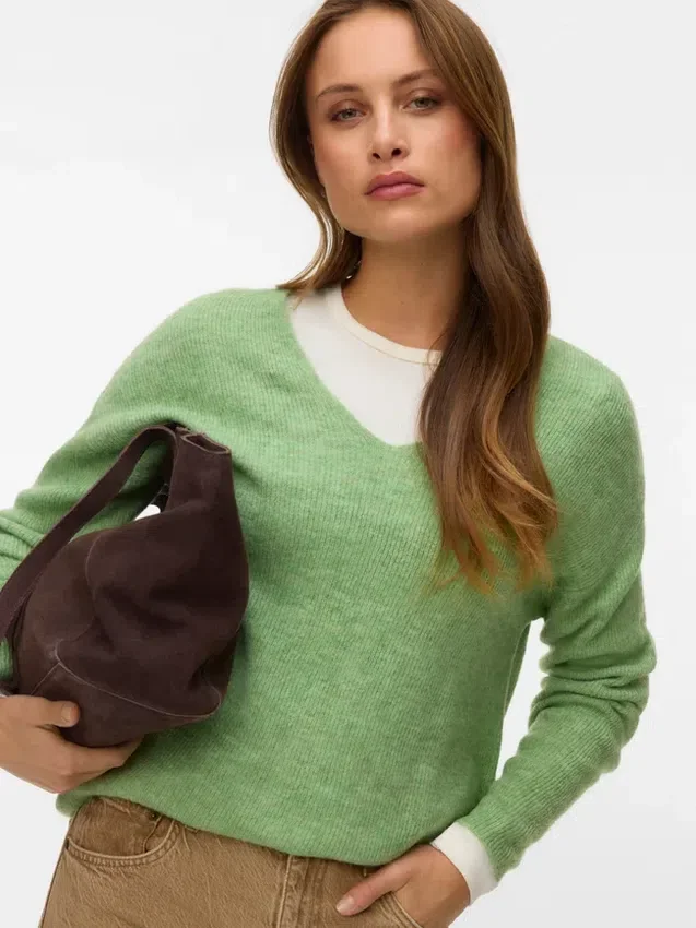 Vmcrewlefile strikket pullover Vmcrewlefile strikket pullover