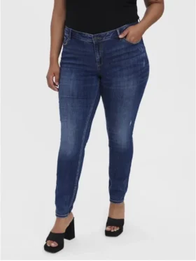 Vmcseven Mid Rise Skinny Fit Jeans