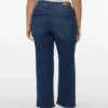Vmcstellastretch-Jeans med mellemhøj talje og bred benvidde