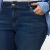 Vmcstellastretch-Jeans med mellemhøj talje og bred benvidde