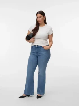 Vmctanna jeans med høj talje og udvidet ben