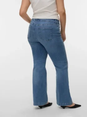 Vmctanna jeans med høj talje og udvidet ben