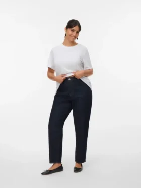 Vmctessa High Rise Mom Fit-Jeans
